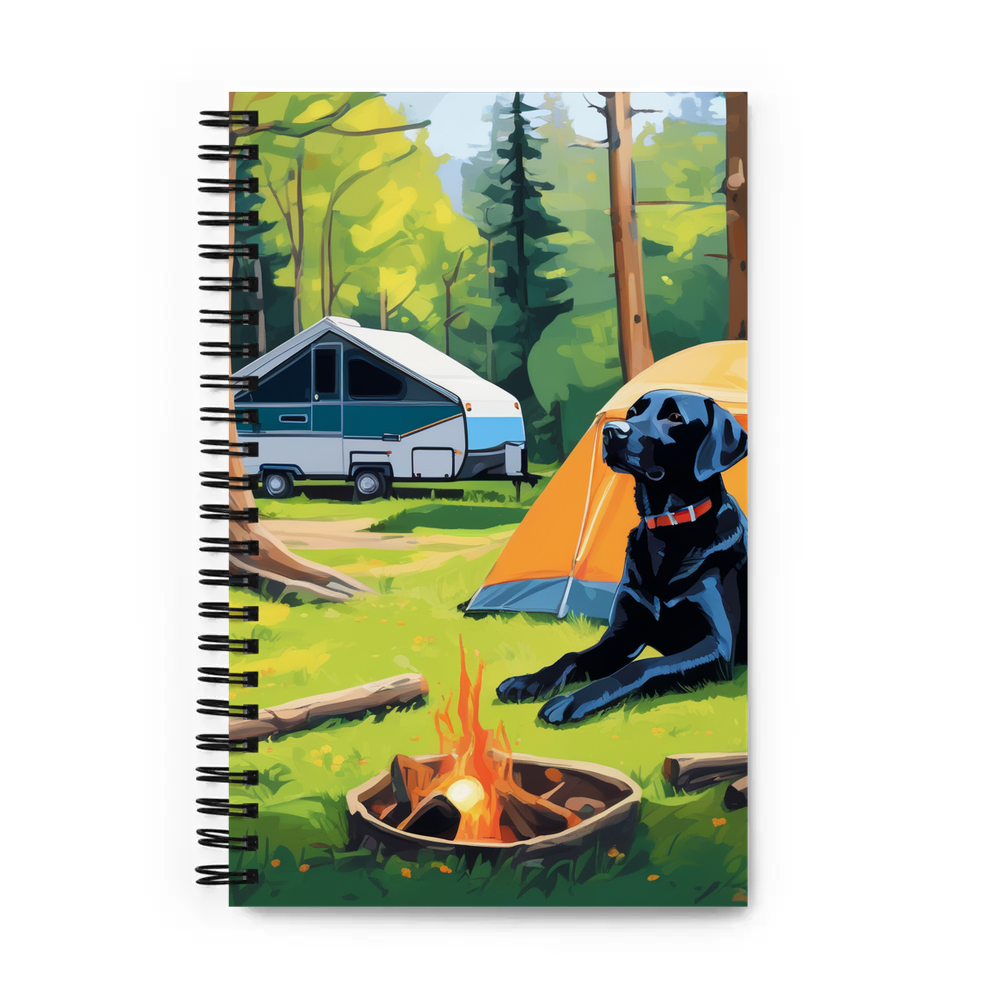 PugMug Custom Black Labrador Retriever Spiral Notebook