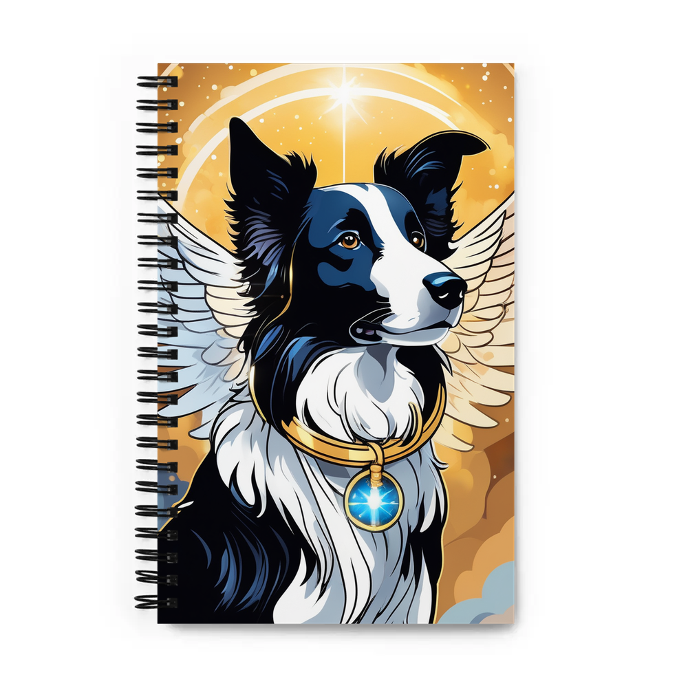 PugMug Custom Border Collie Spiral Notebook
