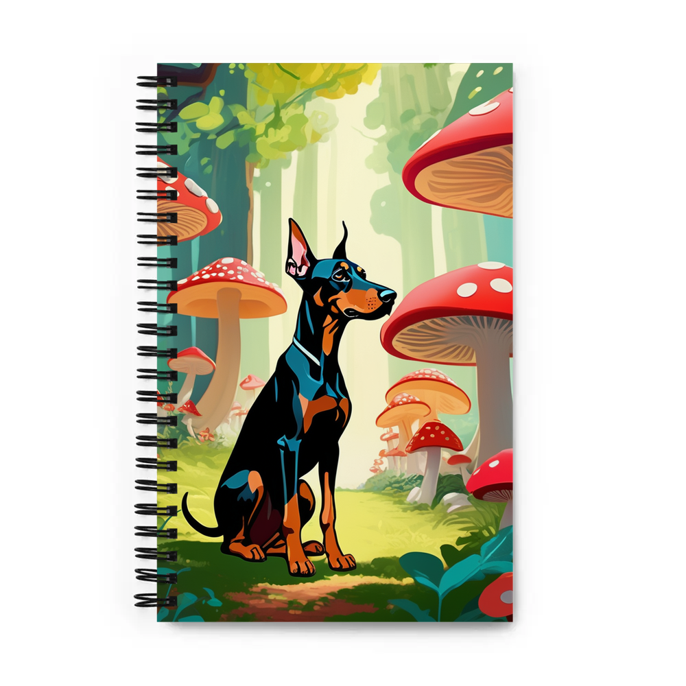 PugMug Custom Doberman Pinscher Spiral Notebook