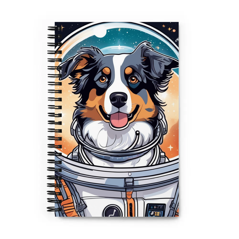 PugMug Custom Australian Shepherd Dog Spiral Notebook