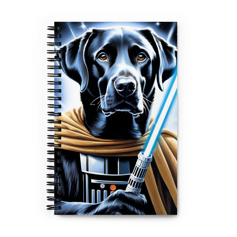 PugMug Custom Black Labrador Retriever Spiral Notebook