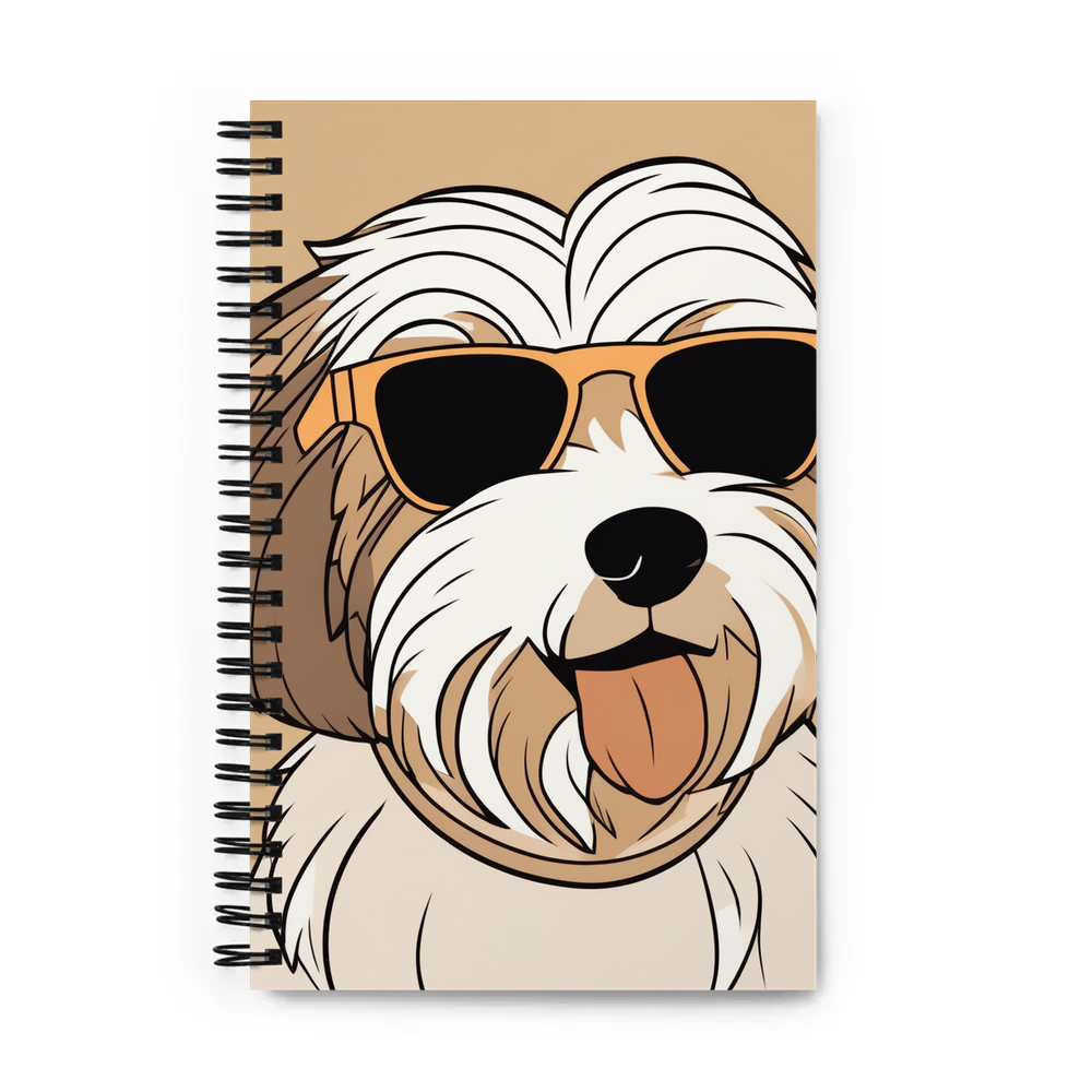 PugMug Custom Tan Havanese Dog Spiral Notebook