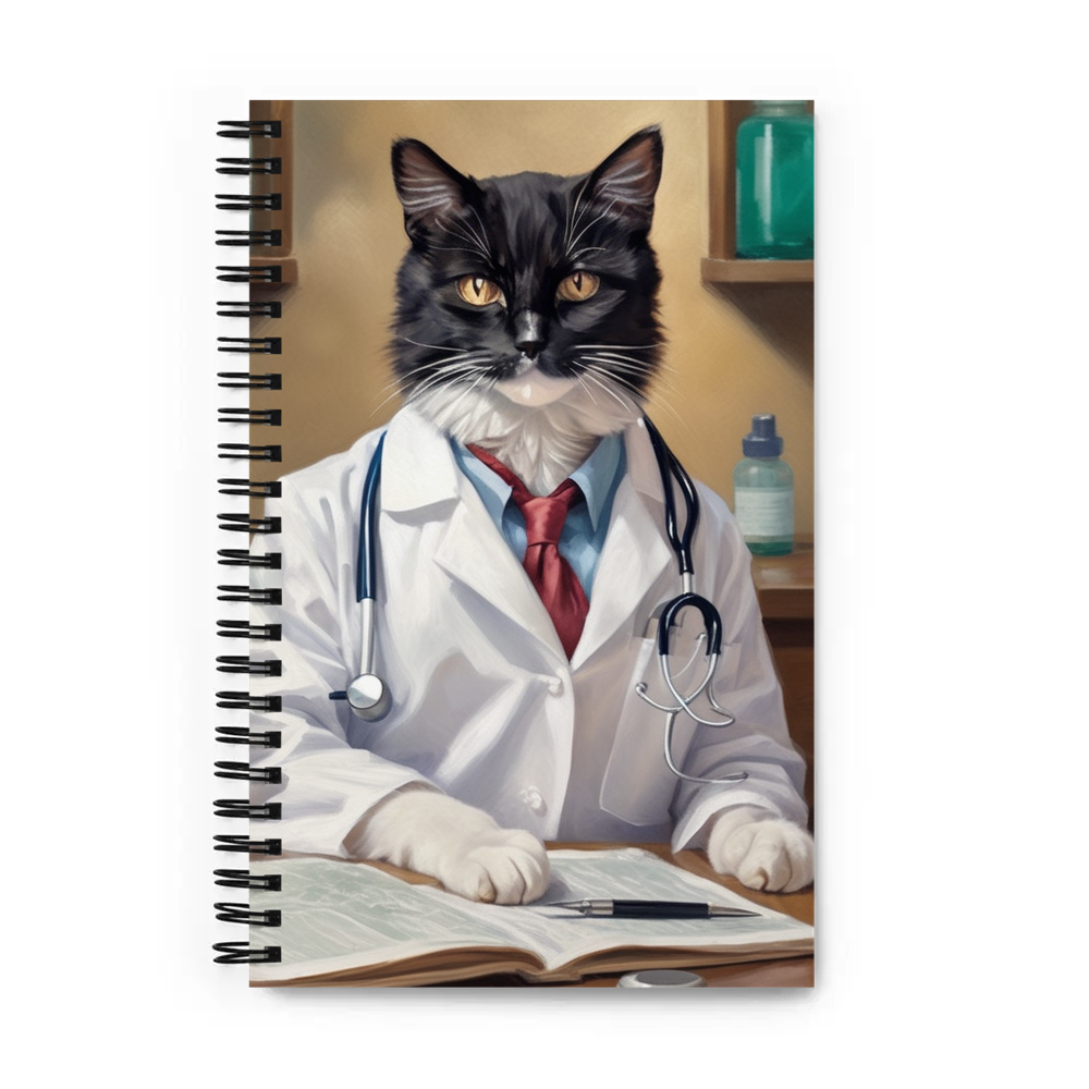 PugMug Custom Peerie Spiral Notebook