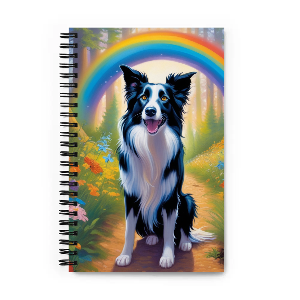 PugMug Custom Border Collie Spiral Notebook