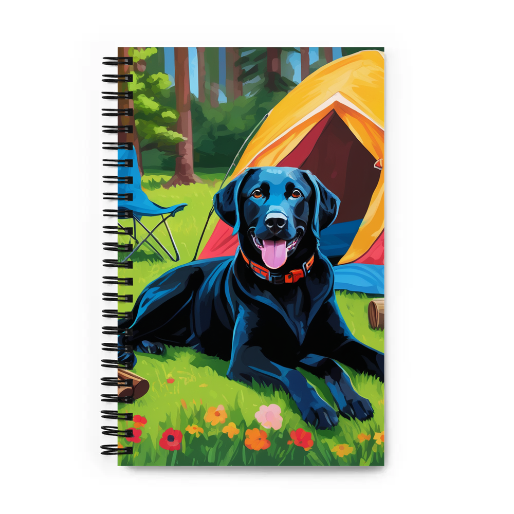 PugMug Custom Black Labrador Retriever Spiral Notebook
