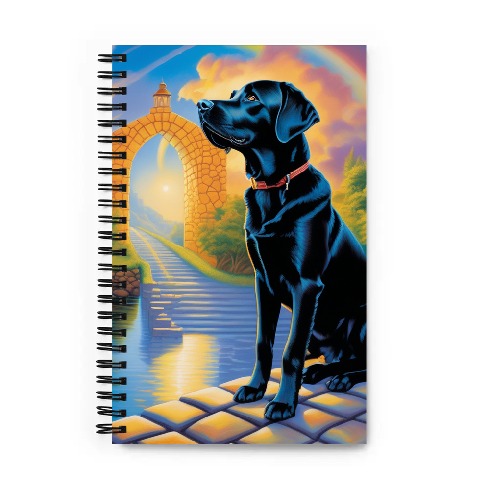 PugMug Custom Black Labrador Retriever Spiral Notebook