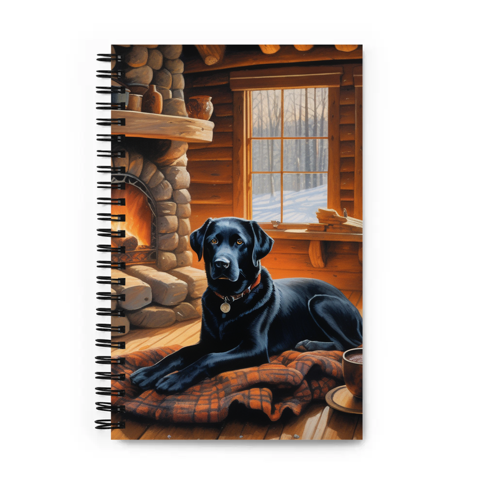 PugMug Custom Black Labrador Retriever Spiral Notebook