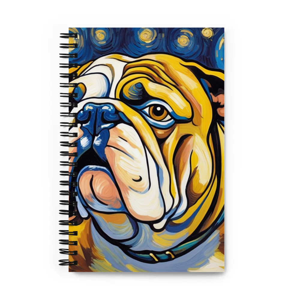 PugMug Custom Bulldog Spiral Notebook