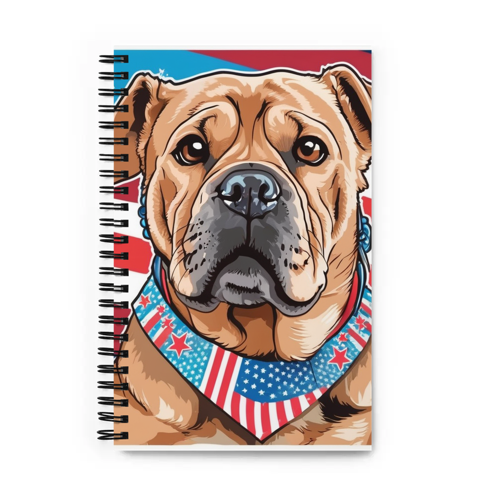PugMug Custom Halina Spiral Notebook