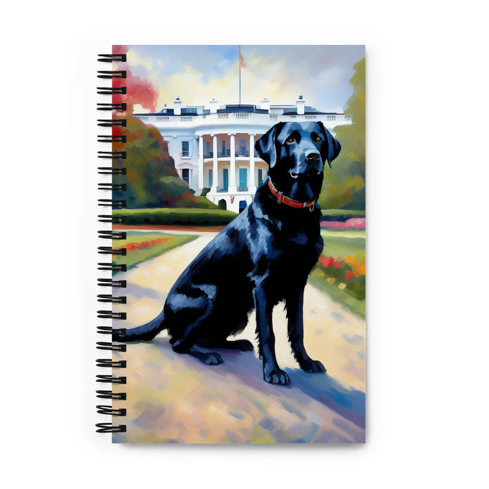 PugMug Custom Black Labrador Retriever Spiral Notebook