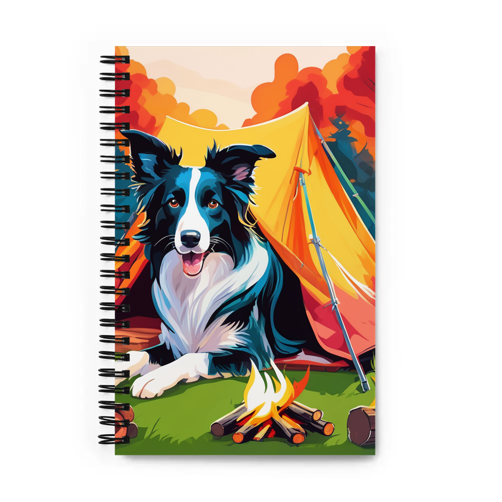 PugMug Custom Border Collie Spiral Notebook