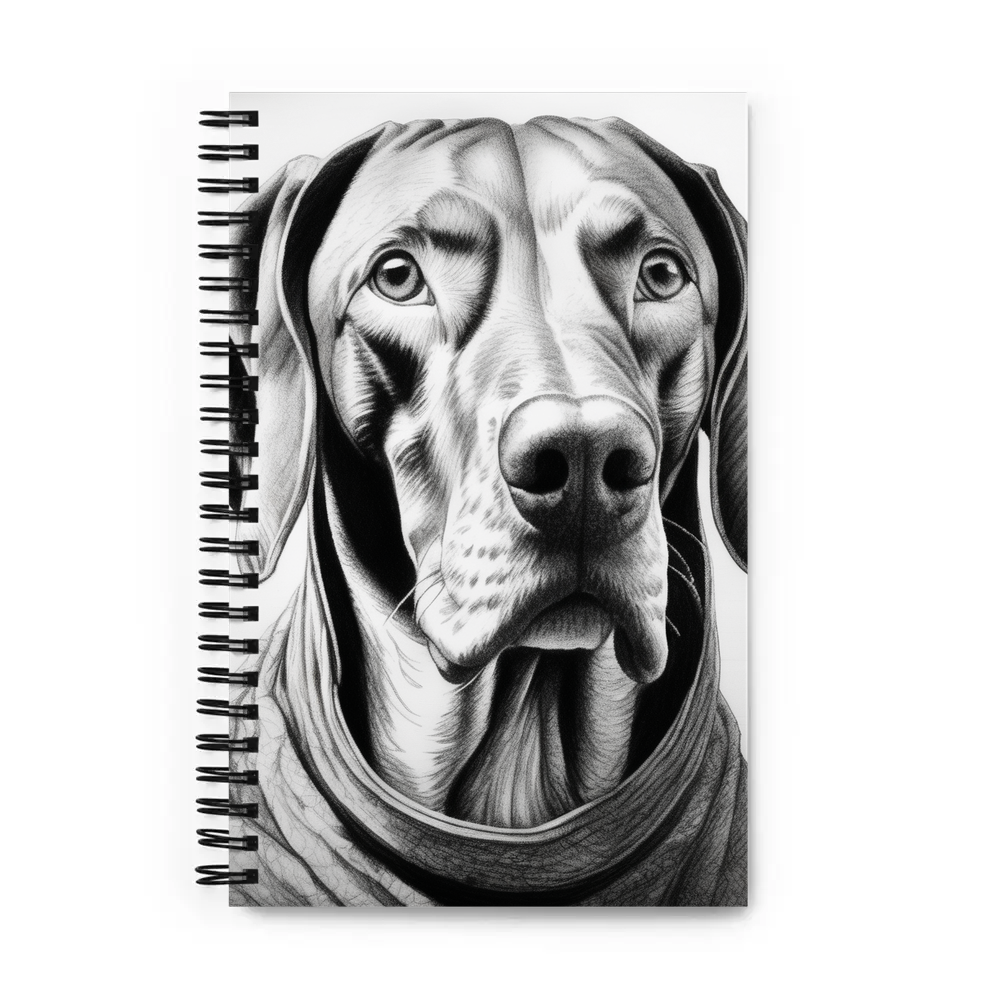 PugMug Custom Vizsla Spiral Notebook