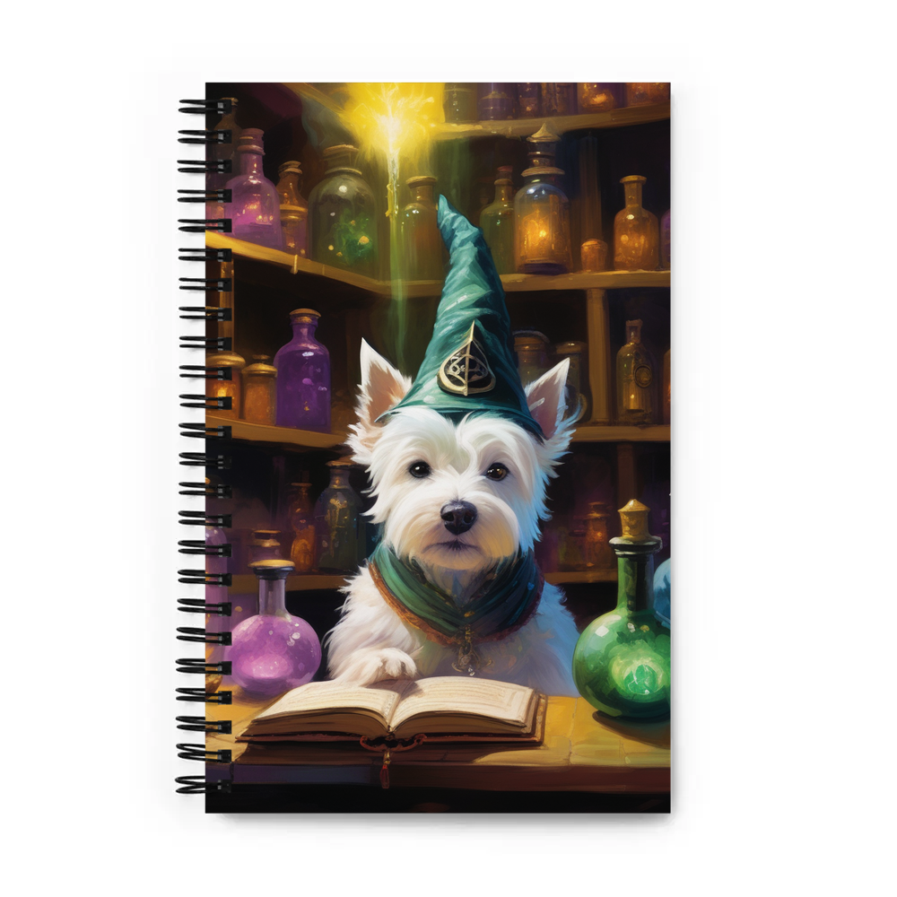 PugMug Custom West Highland White Terrier Spiral Notebook