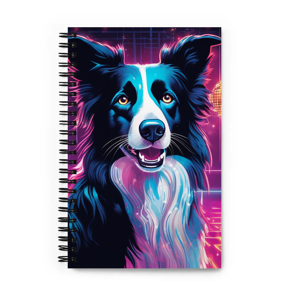 PugMug Custom Border Collie Spiral Notebook