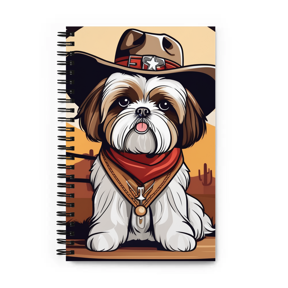 PugMug Custom Shih Tzu Spiral Notebook