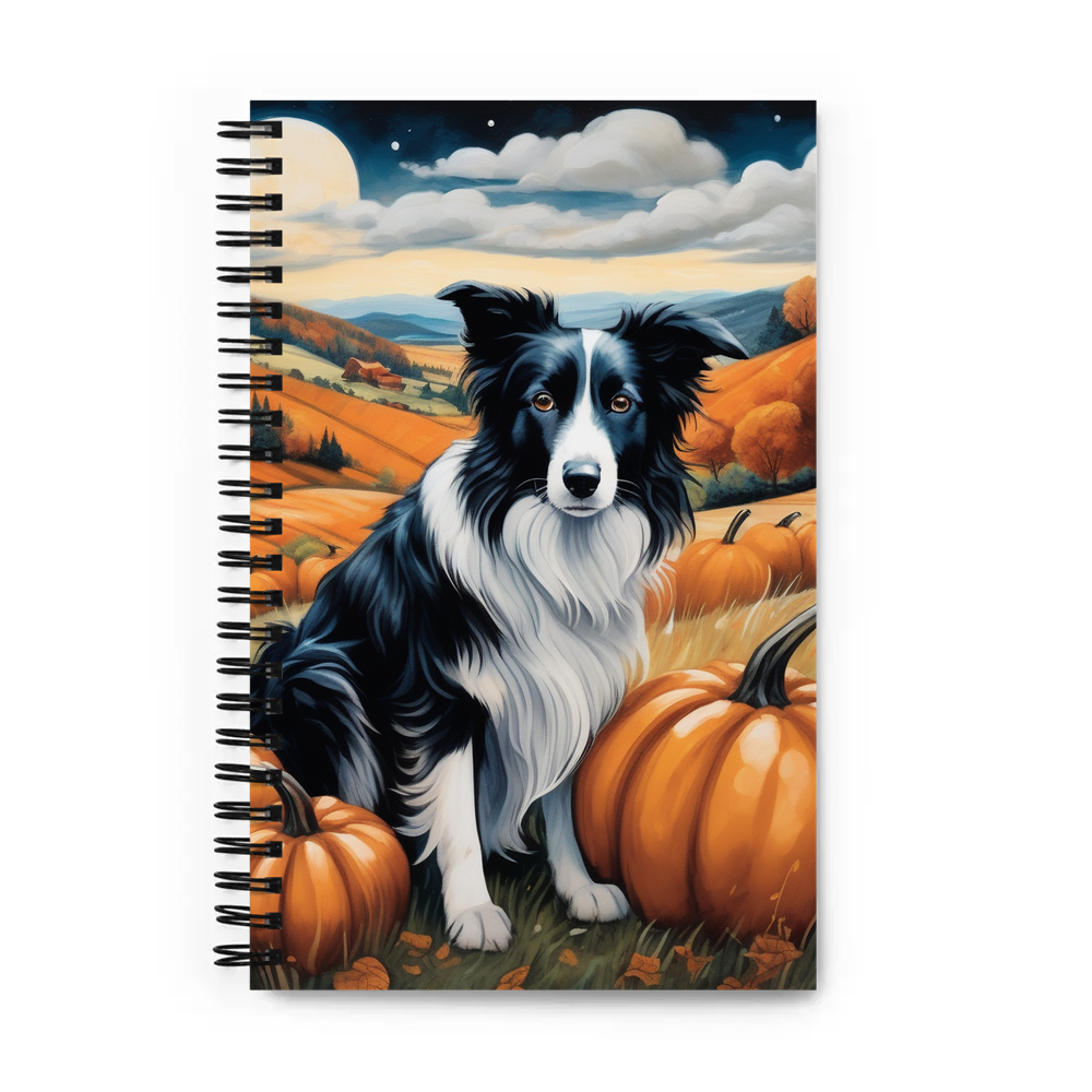 PugMug Custom Border Collie Spiral Notebook