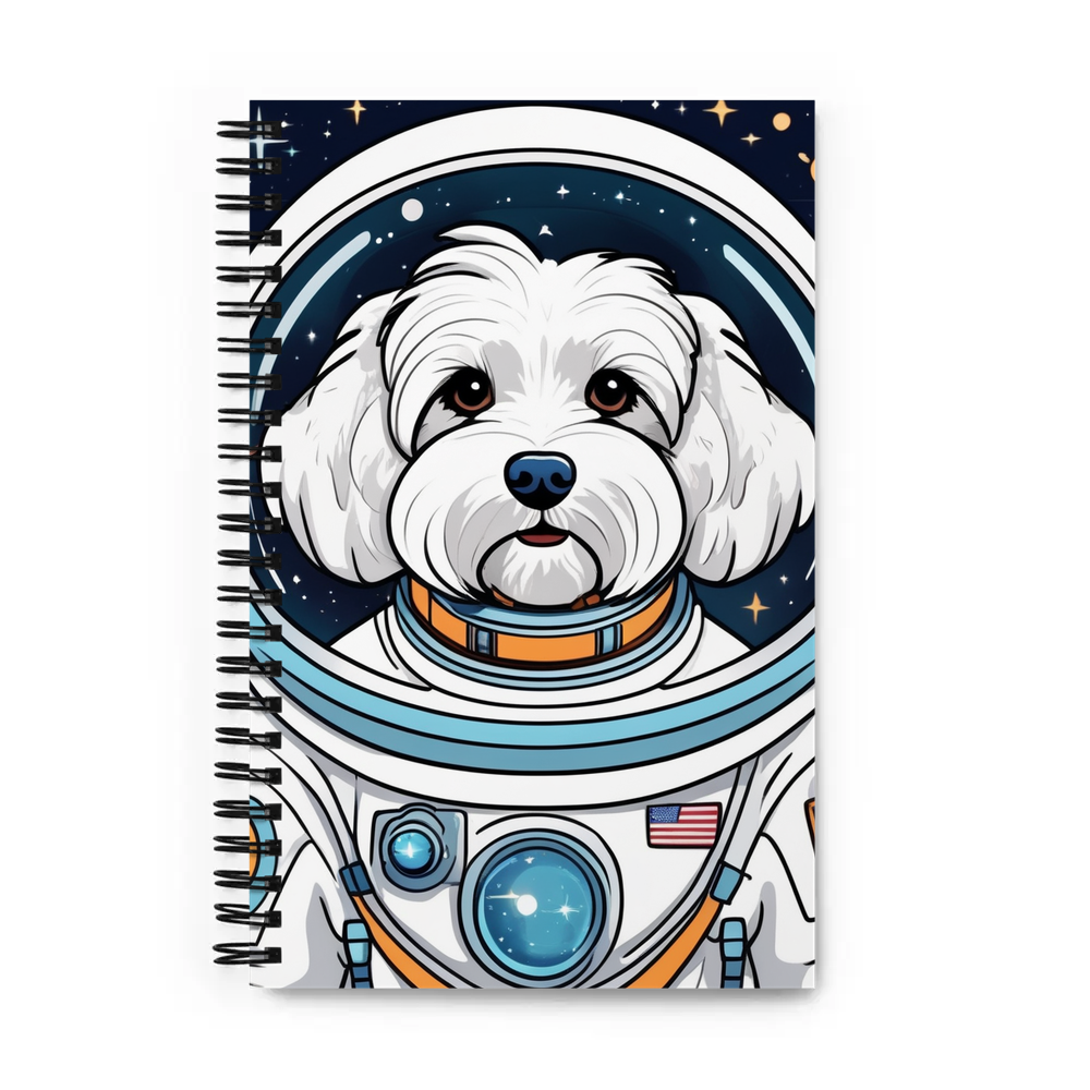 PugMug Custom White Havanese Dog Spiral Notebook