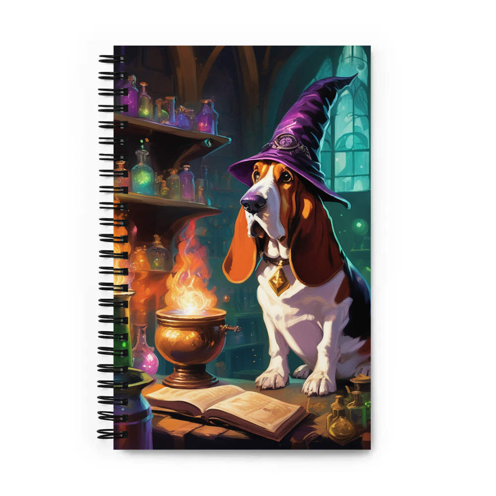 PugMug Custom Basset Hound Spiral Notebook