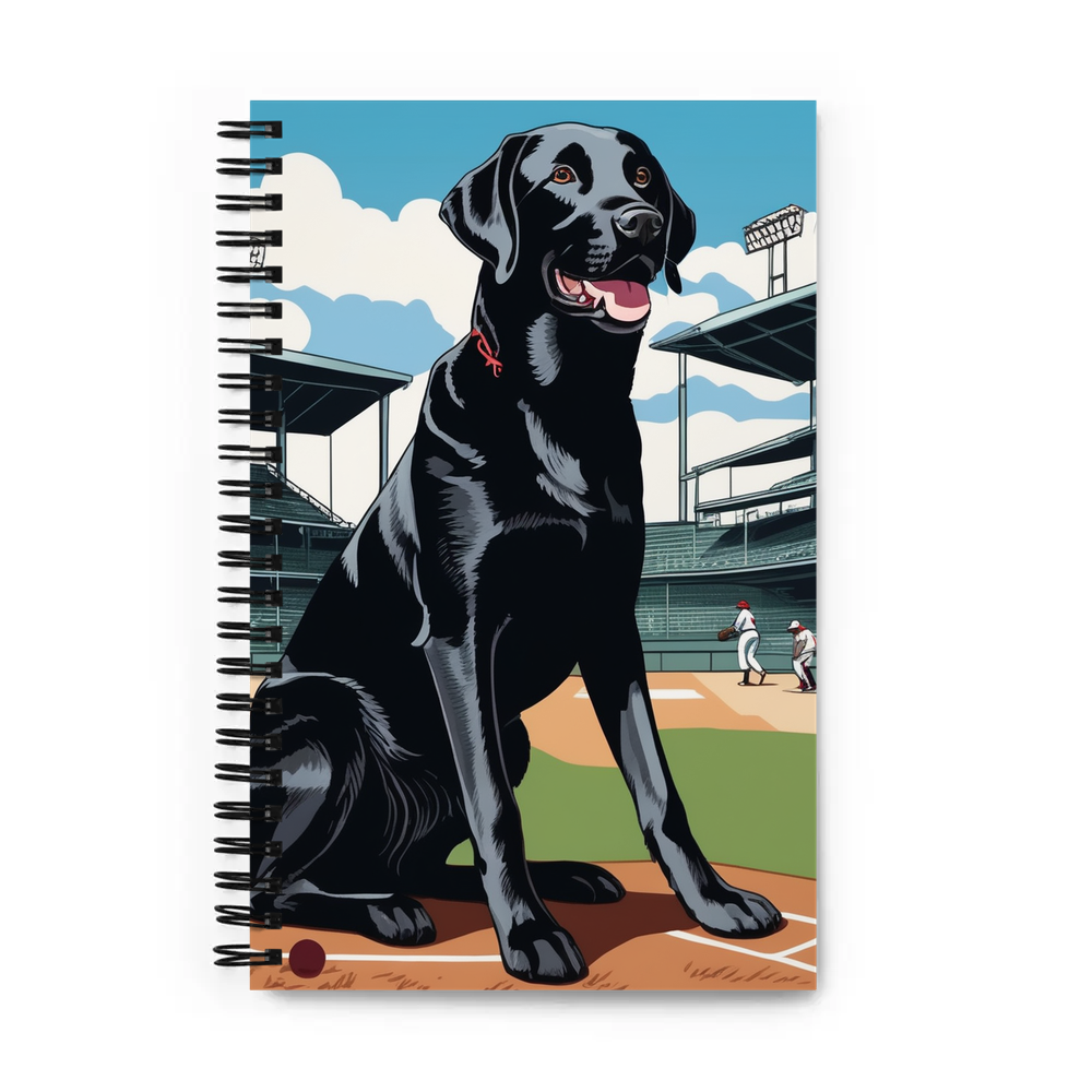 PugMug Custom Black Labrador Retriever Spiral Notebook