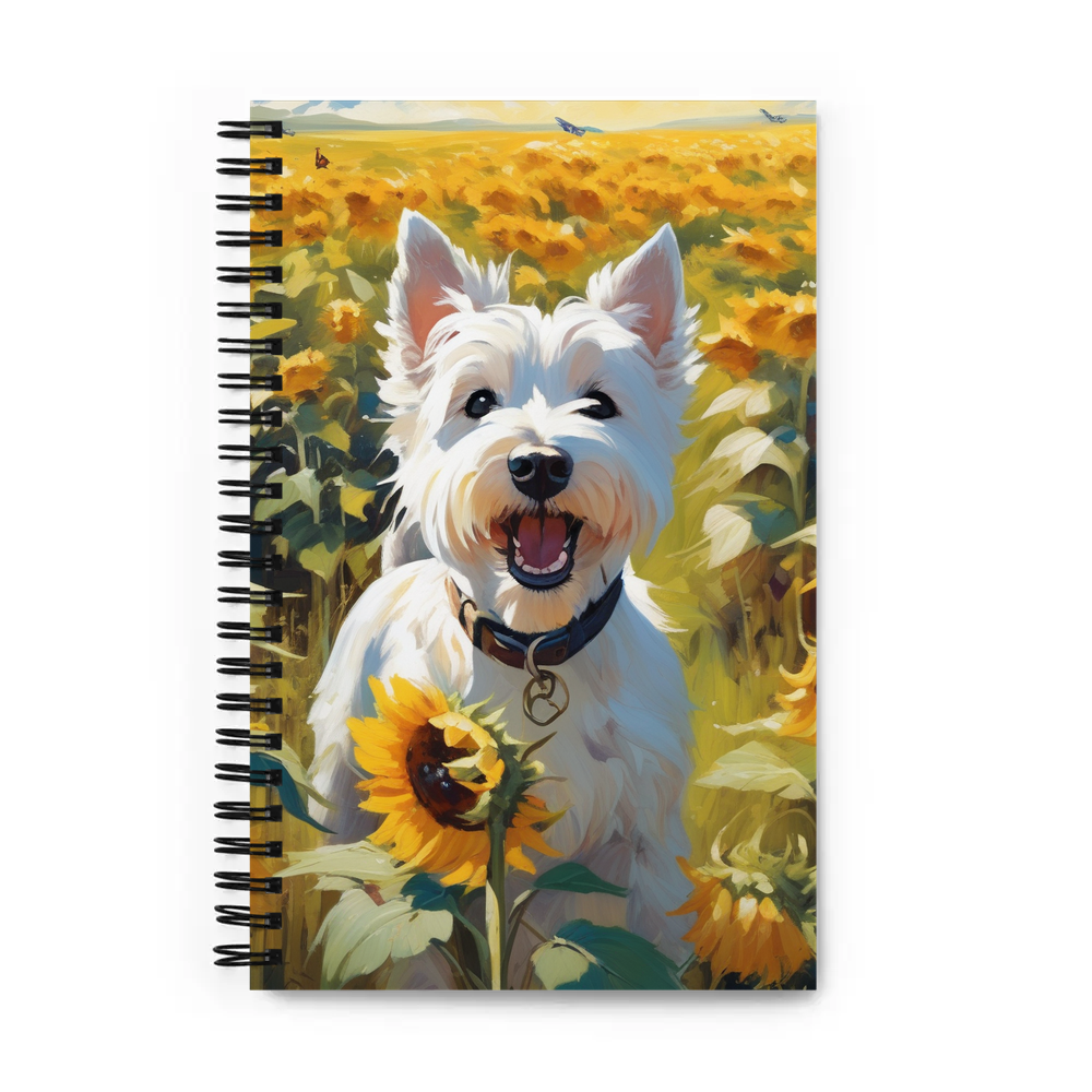 PugMug Custom West Highland White Terrier Spiral Notebook
