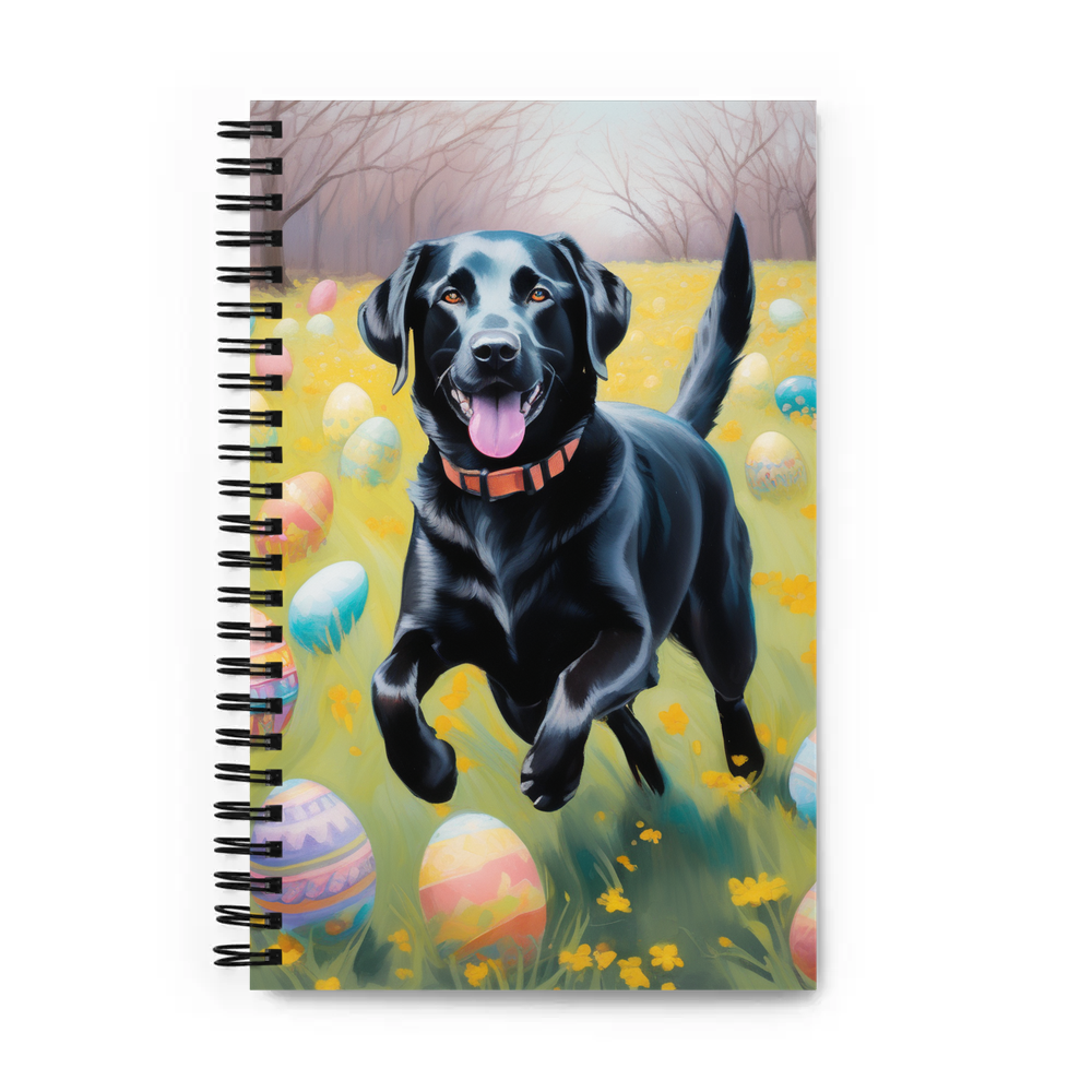 PugMug Custom Black Labrador Retriever Spiral Notebook