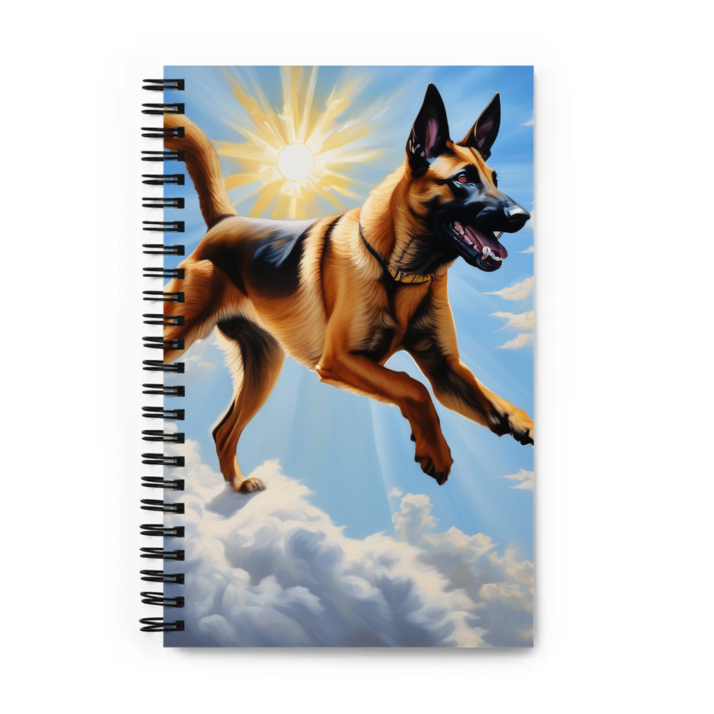 PugMug Custom Belgian Malinois Spiral Notebook