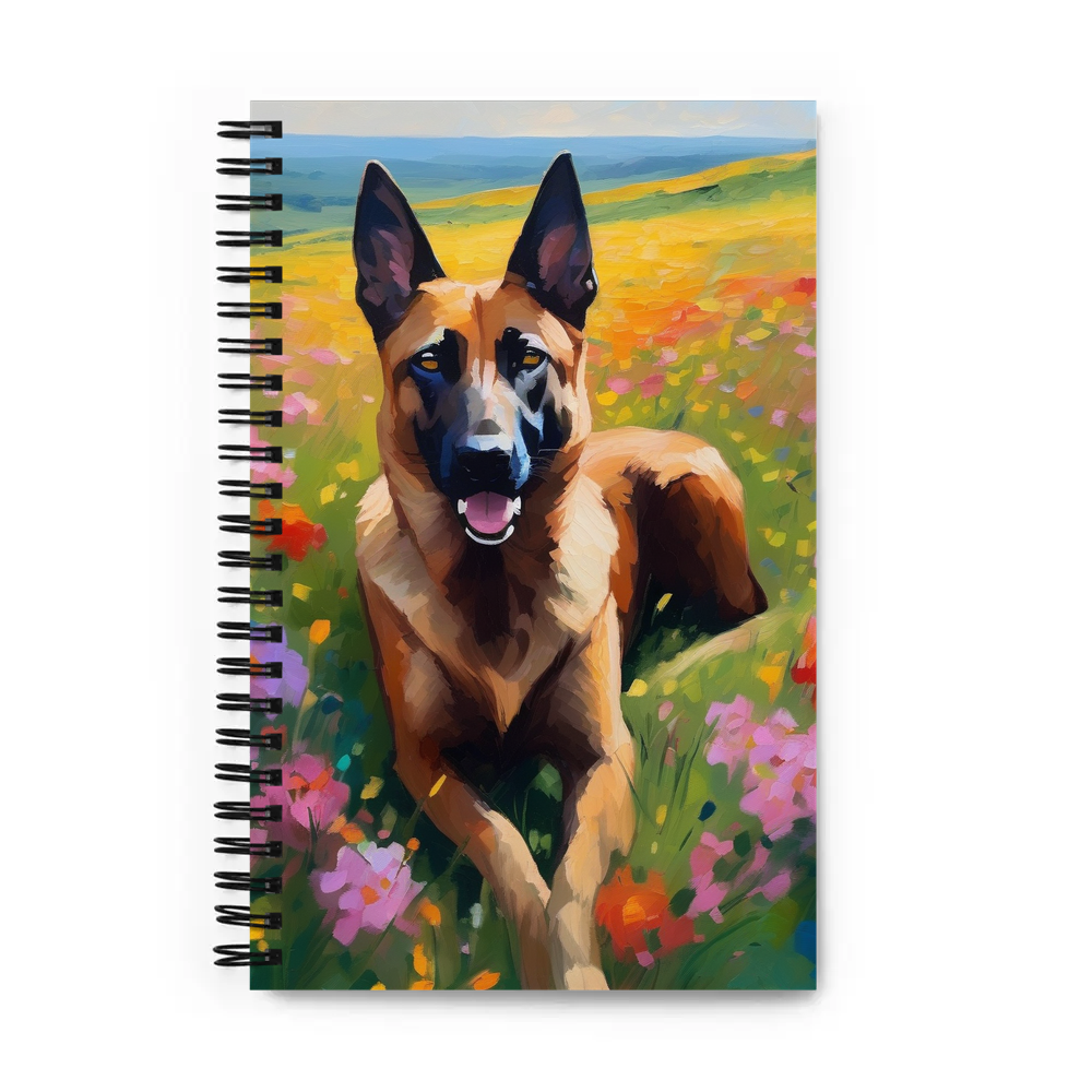 PugMug Custom Belgian Malinois Spiral Notebook