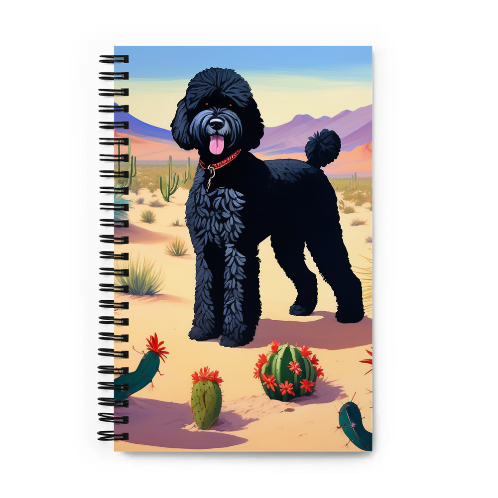 PugMug Custom Portuguese Water Dog Spiral Notebook