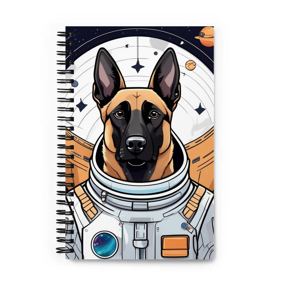 PugMug Custom Belgian Malinois Spiral Notebook