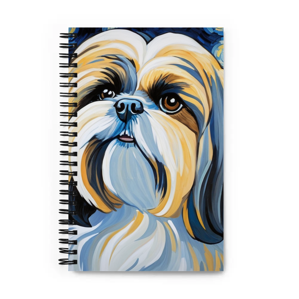 PugMug Custom Shih Tzu Spiral Notebook