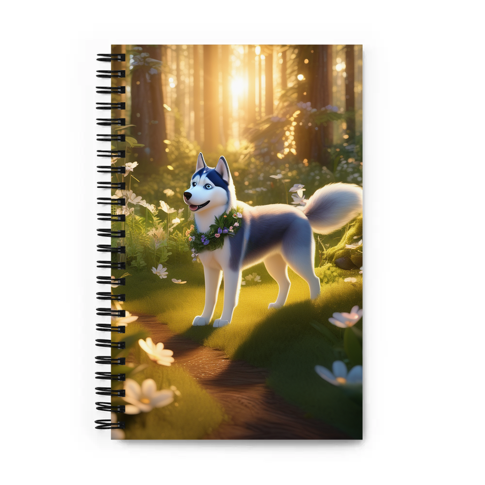 PugMug Custom Siberian Husky Spiral Notebook