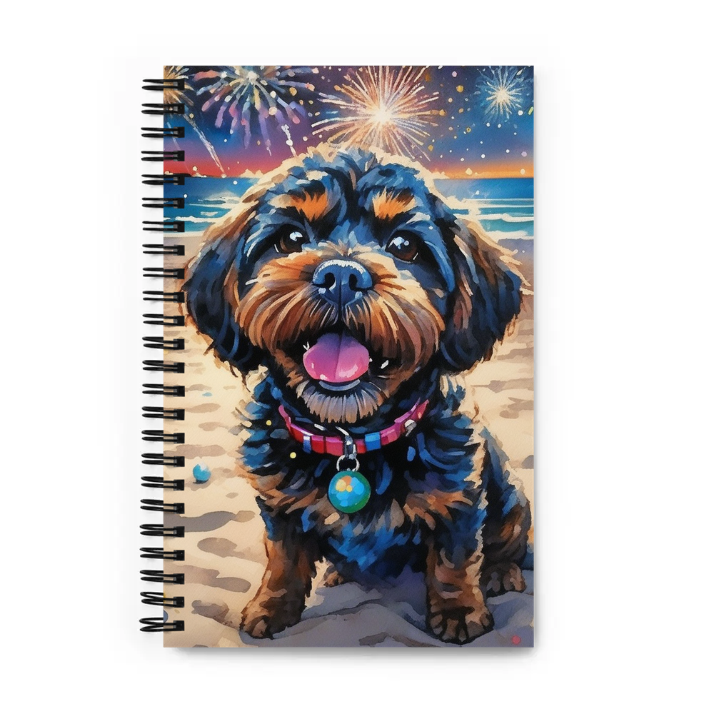 PugMug Custom Lily Spiral Notebook
