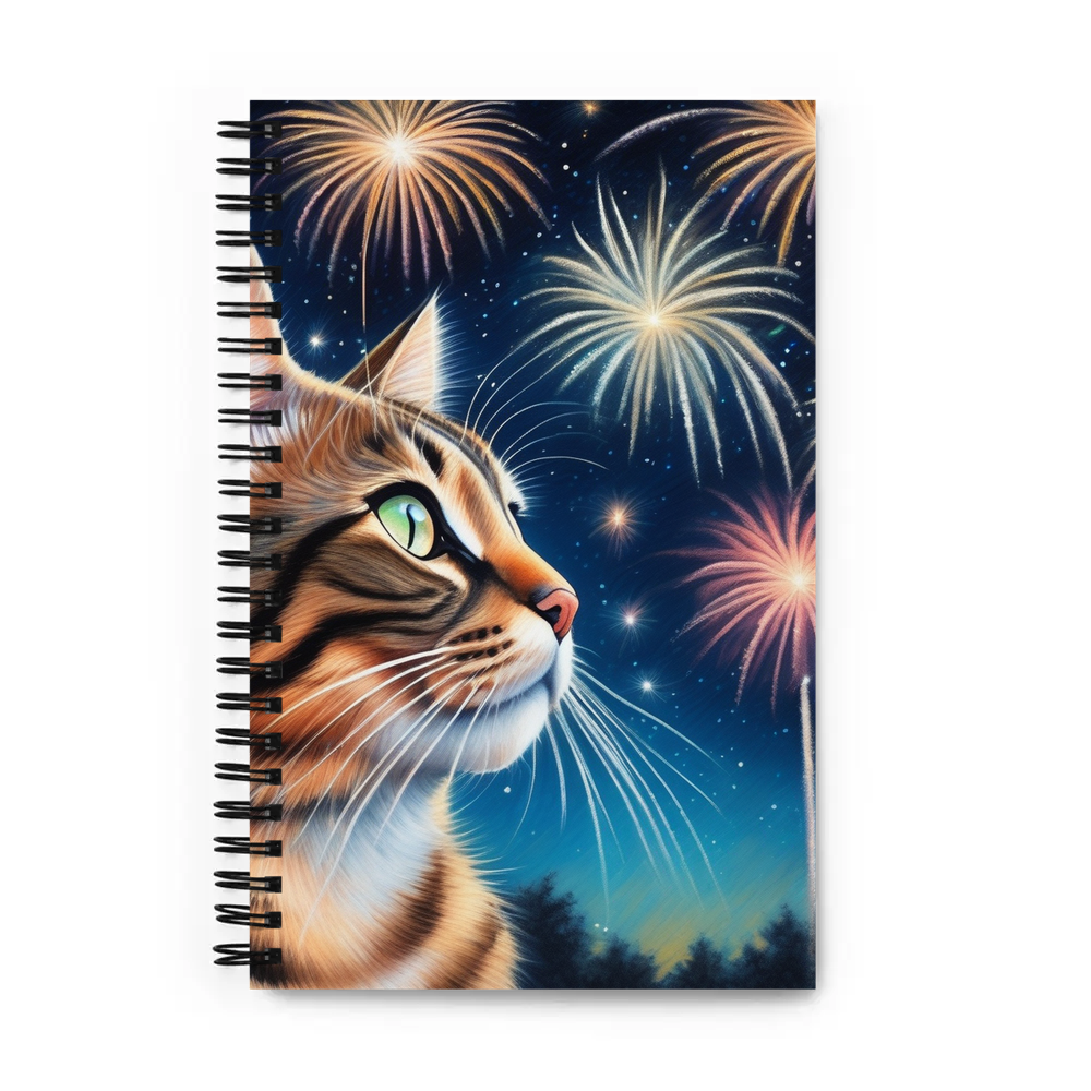 PugMug Custom Tabby Exotic Cat Spiral Notebook