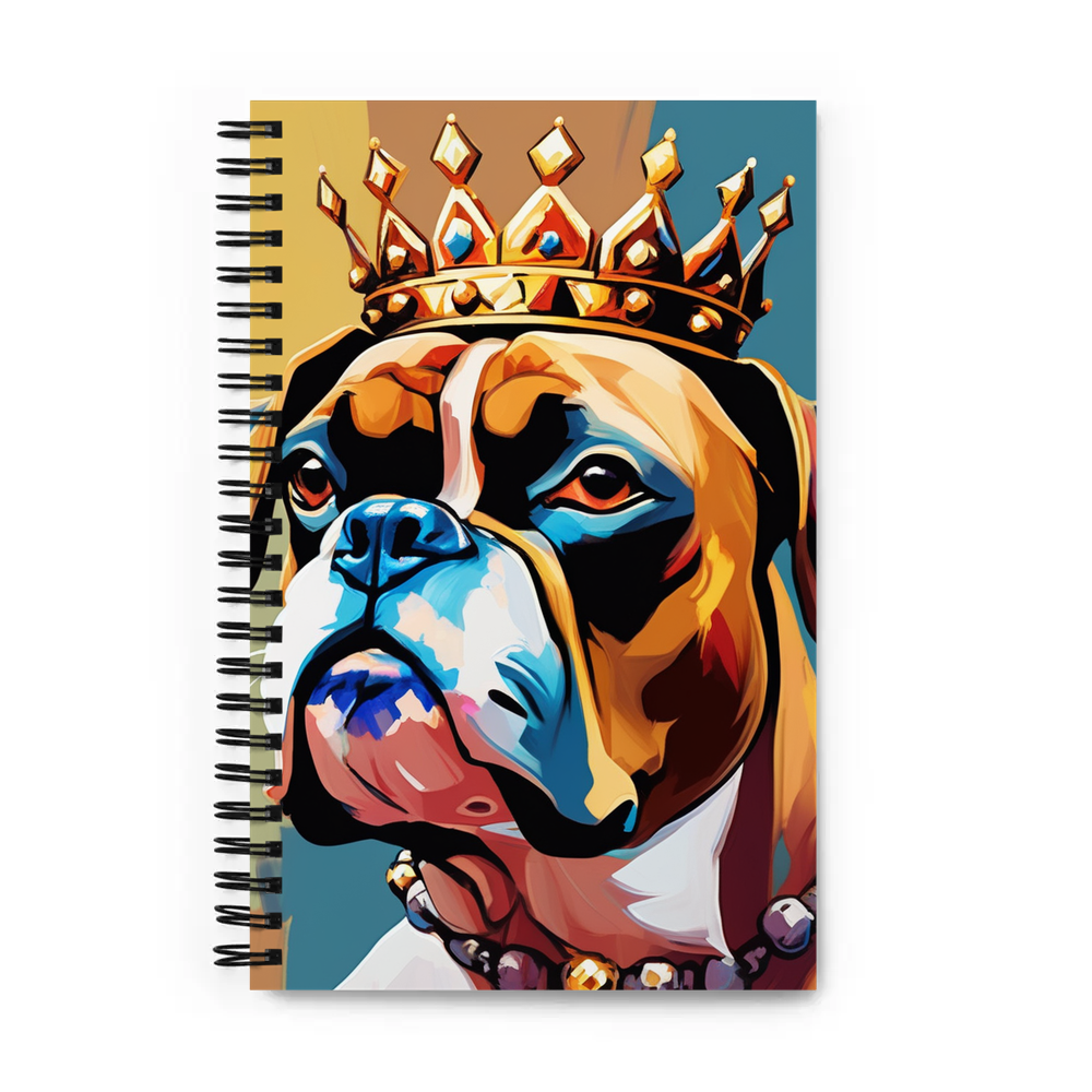 PugMug Custom Boxer Dog Spiral Notebook