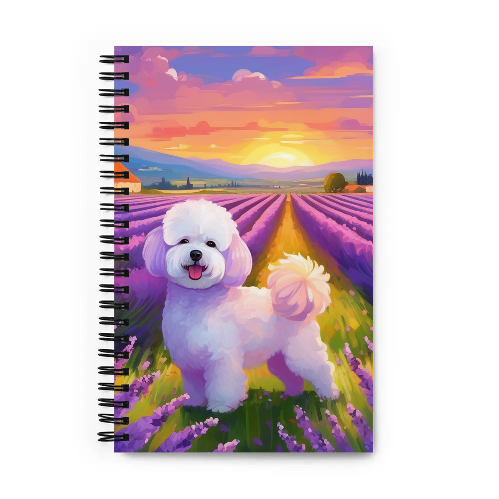PugMug Custom Bichons Frise Spiral Notebook