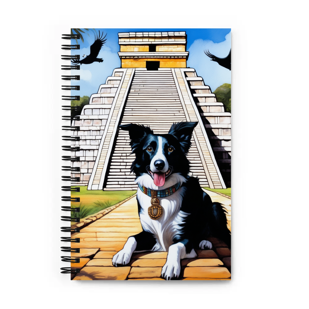 PugMug Custom Border Collie Spiral Notebook