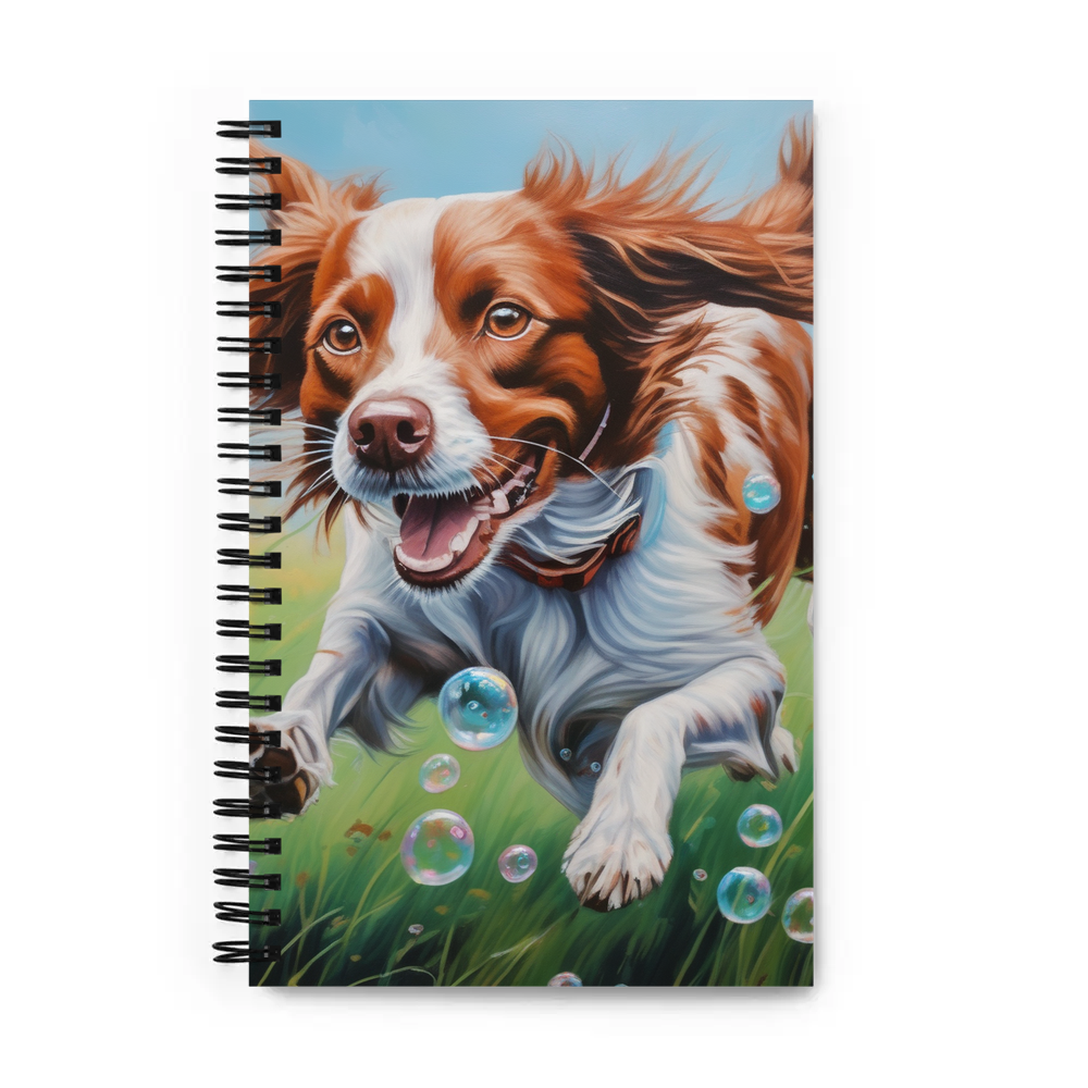 PugMug Custom Brittany Dog Spiral Notebook