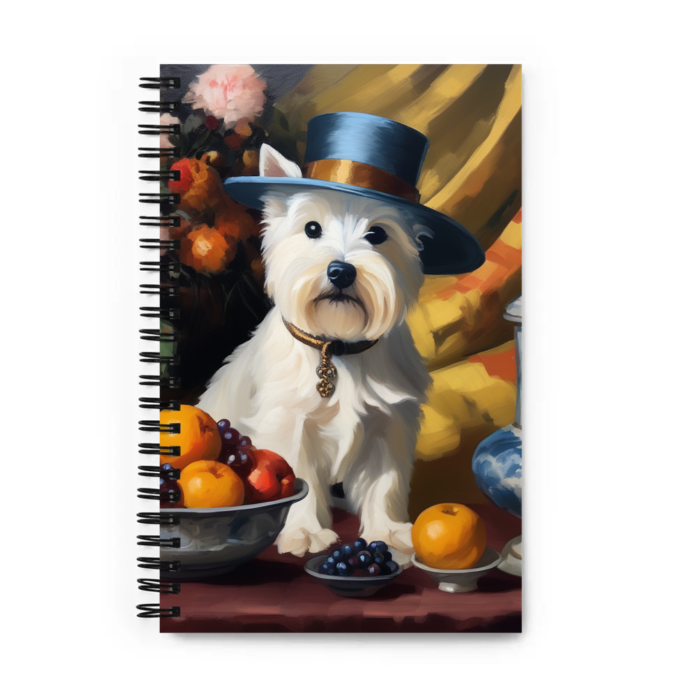 PugMug Custom West Highland White Terrier Spiral Notebook