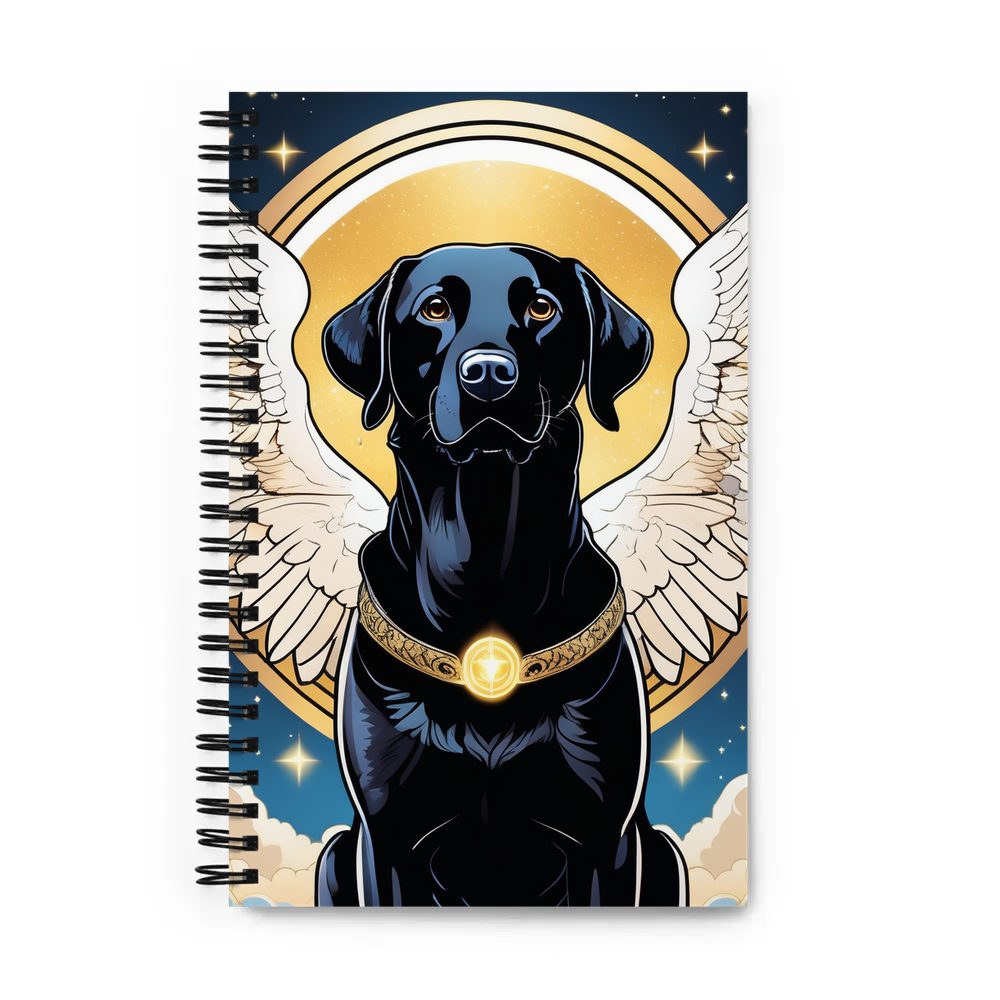PugMug Custom Black Labrador Retriever Spiral Notebook