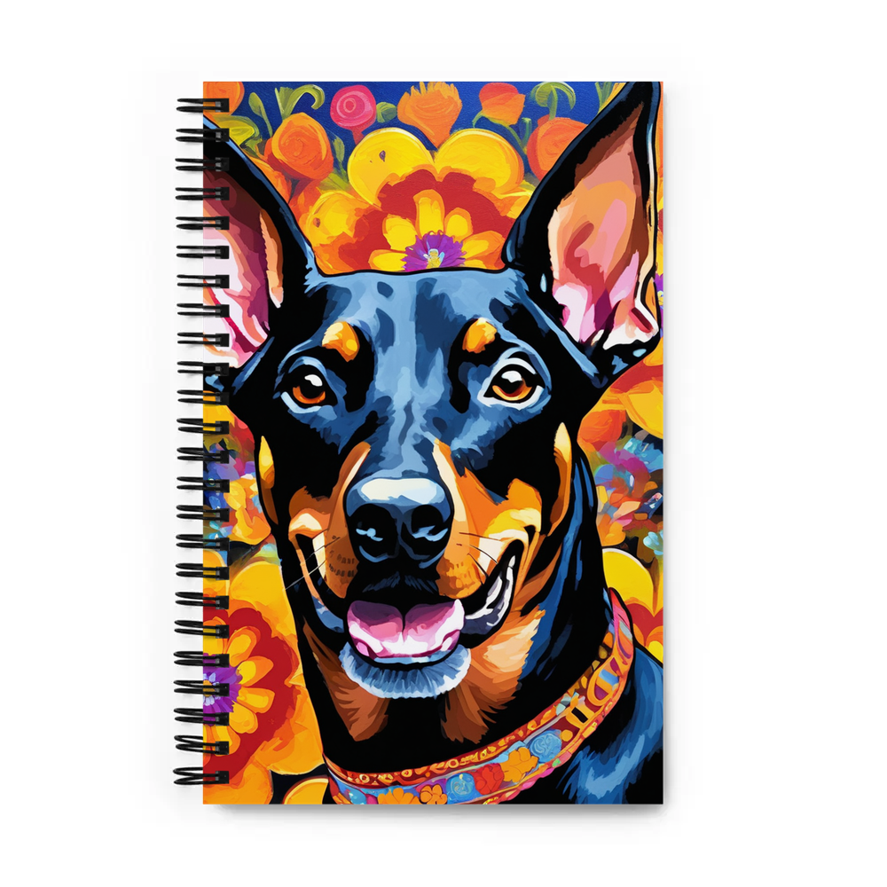 PugMug Custom Doberman Pinscher Spiral Notebook
