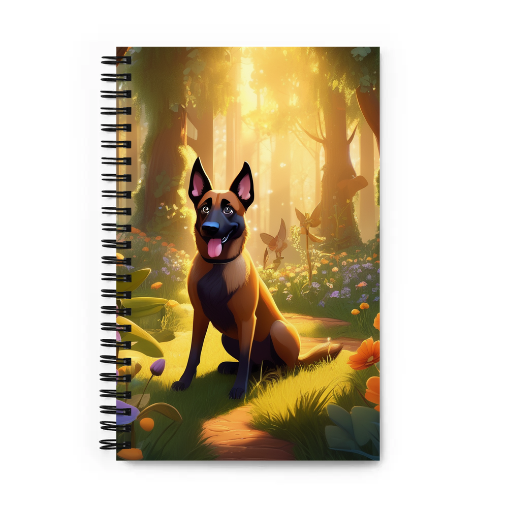 PugMug Custom Belgian Malinois Spiral Notebook