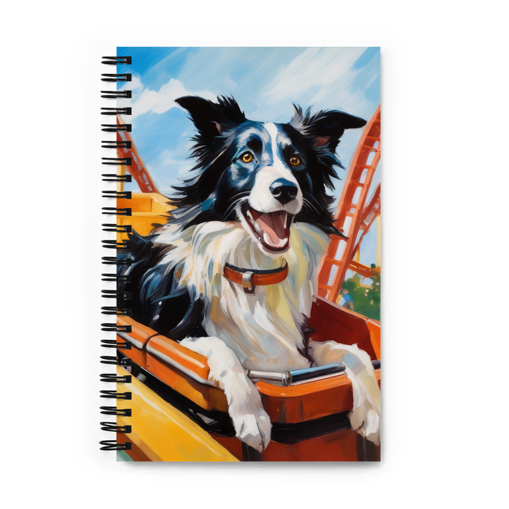 PugMug Custom Border Collie Spiral Notebook