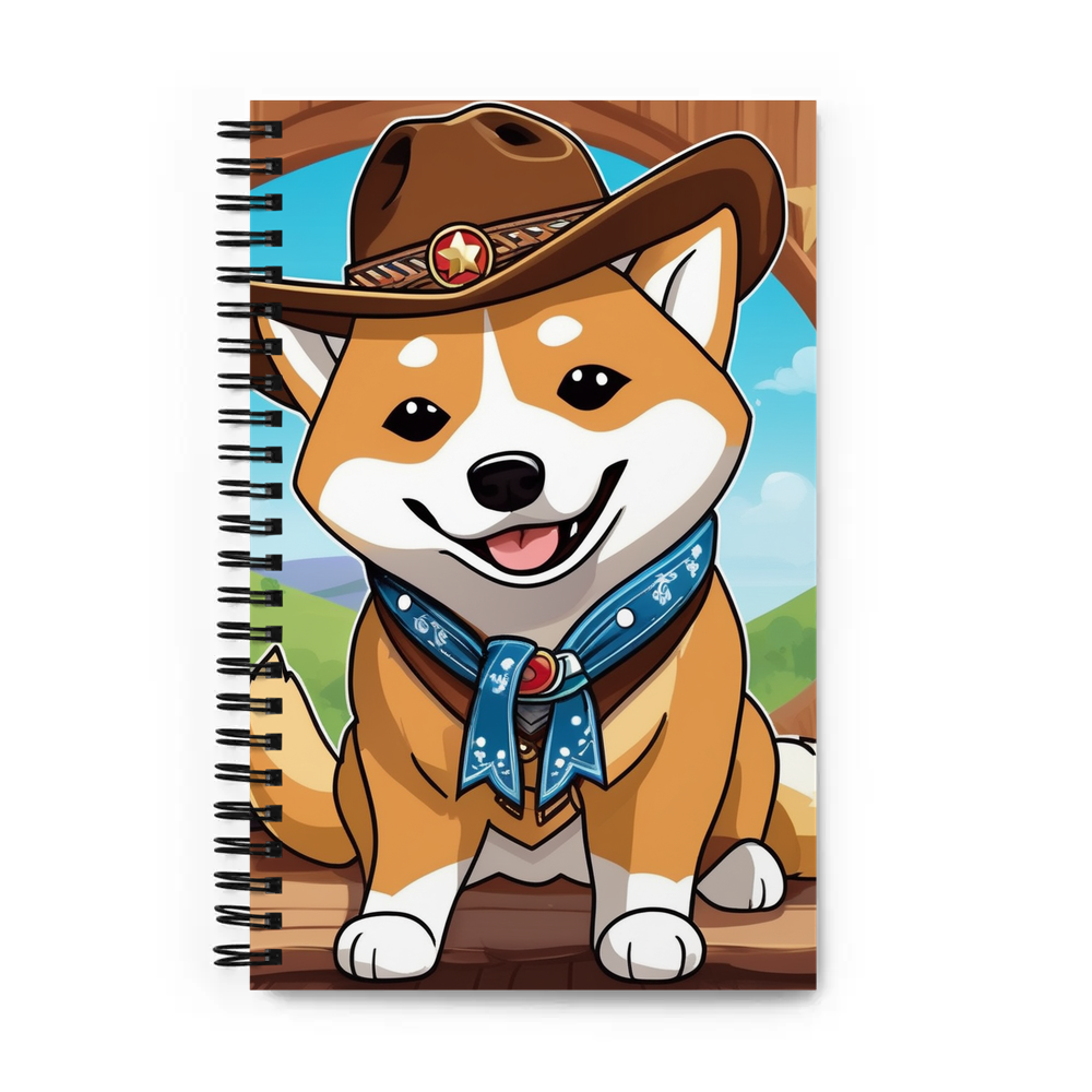 PugMug Custom Shiba Inu Spiral Notebook