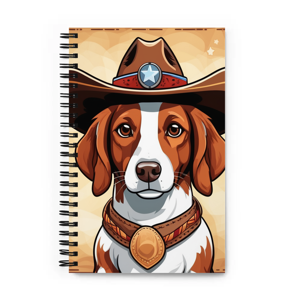 PugMug Custom Brittany Dog Spiral Notebook