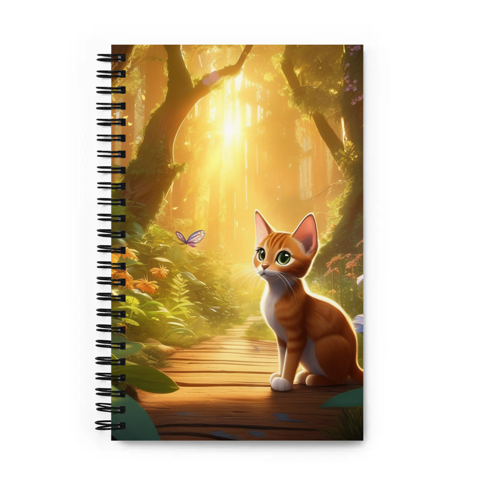 PugMug Custom Tabby Abyssinian Cat Spiral Notebook