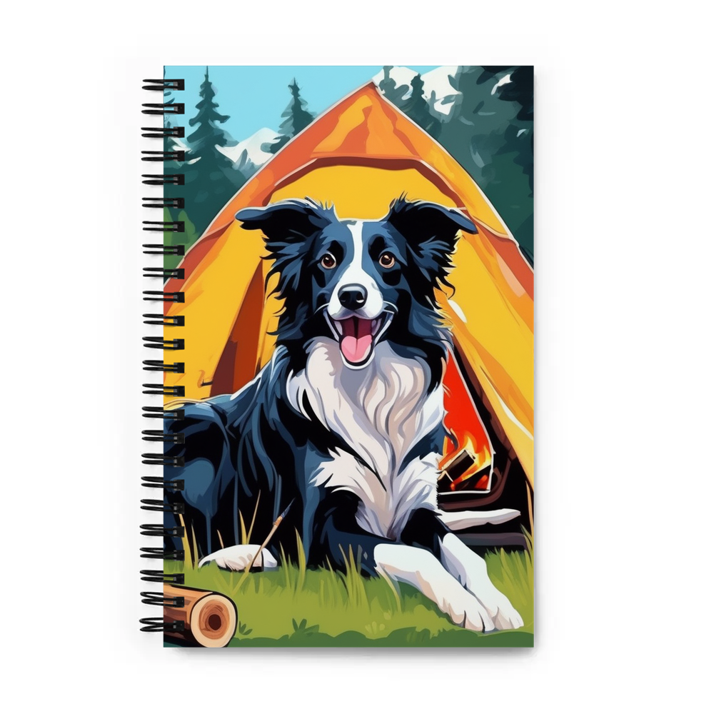 PugMug Custom Border Collie Spiral Notebook