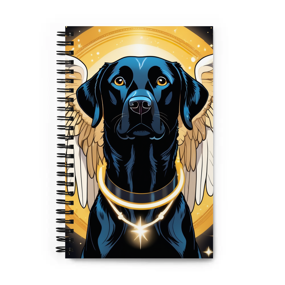 PugMug Custom Black Labrador Retriever Spiral Notebook