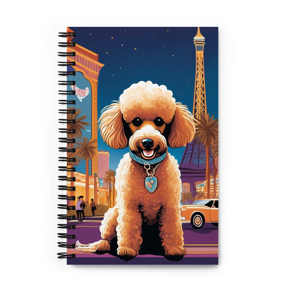 PugMug Custom Tan Poodle Spiral Notebook