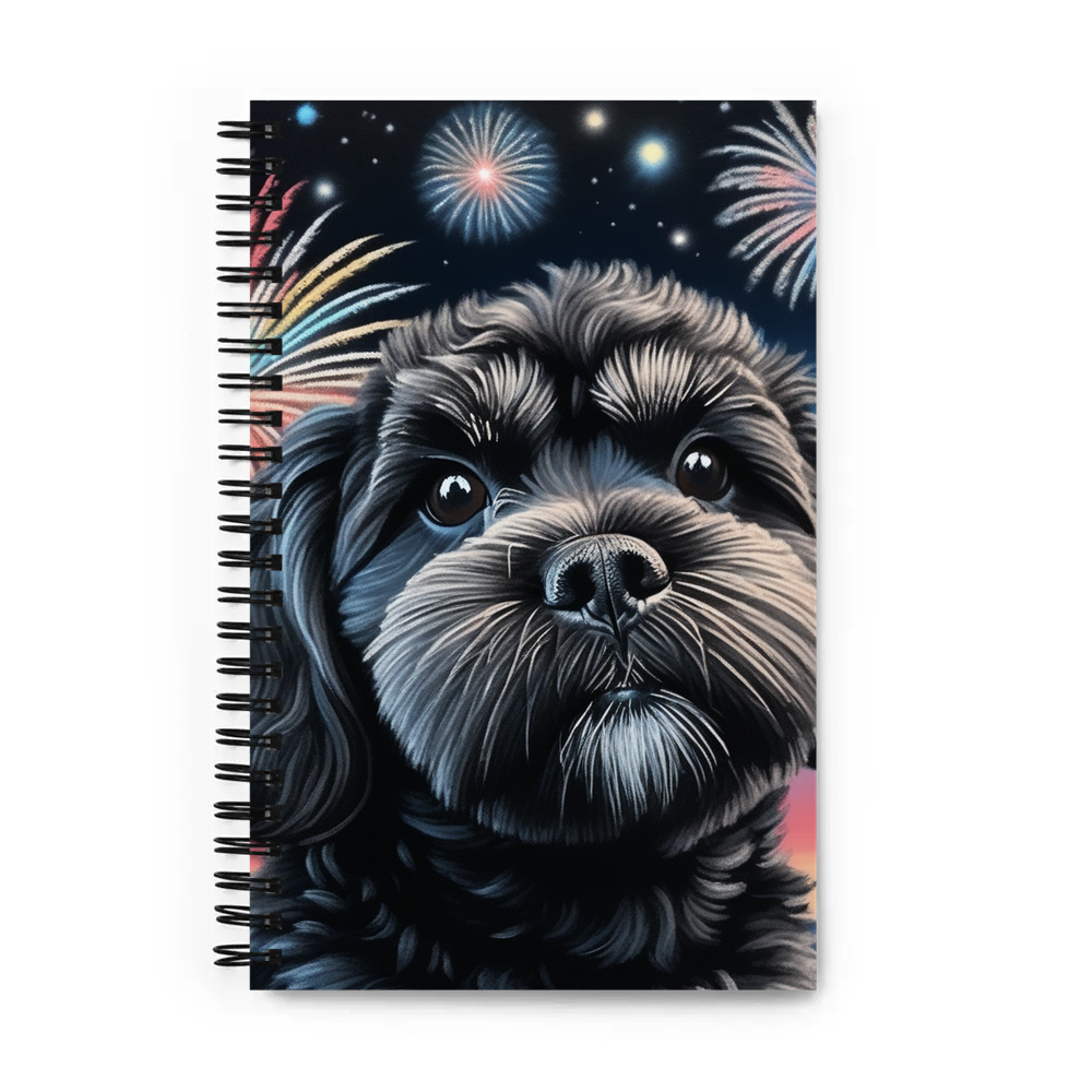 PugMug Custom Lily Spiral Notebook
