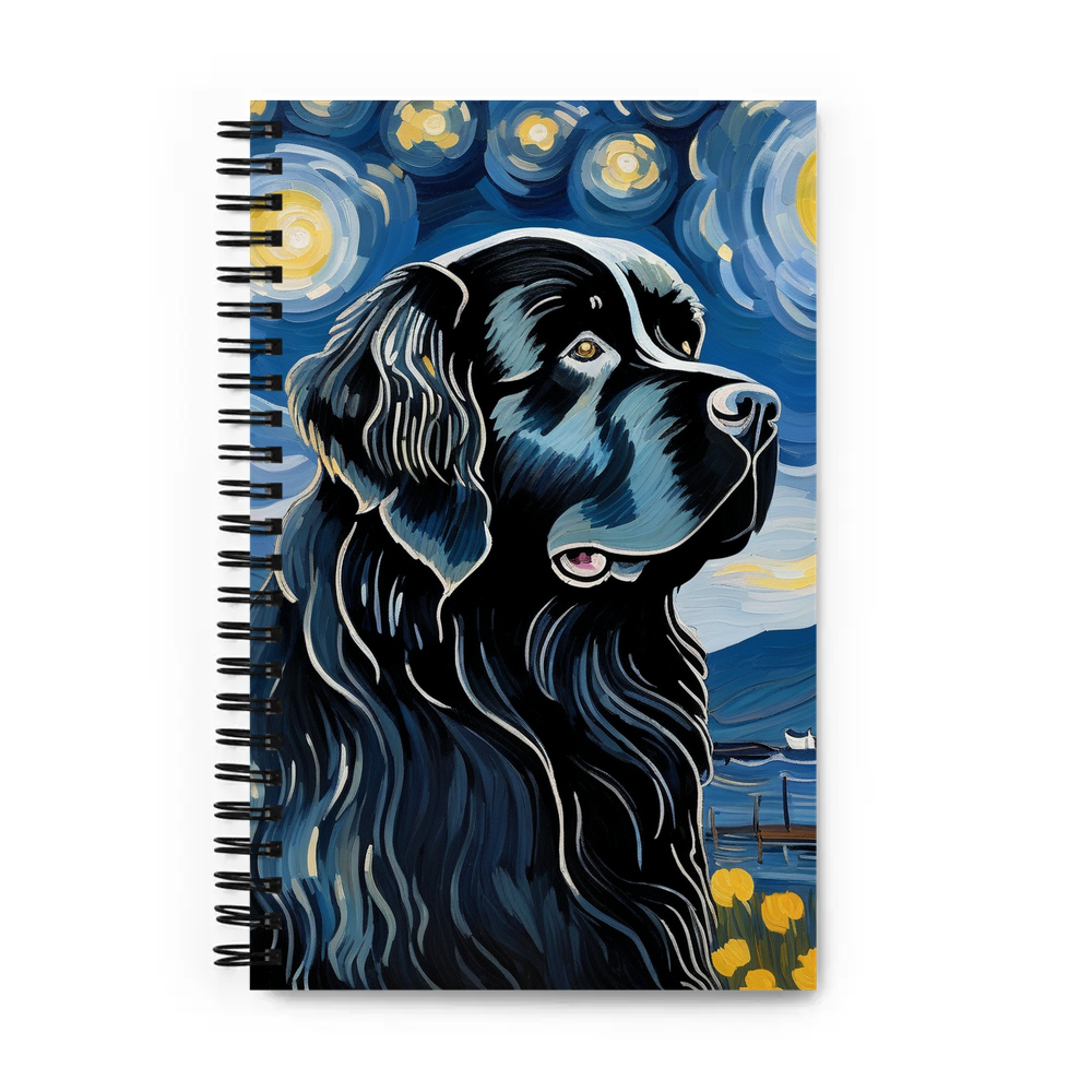 PugMug Custom Newfoundland Spiral Notebook